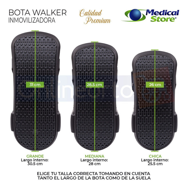 Ferula Bota Corta Walker Para Tobillo Inmovilizadora De Lujo