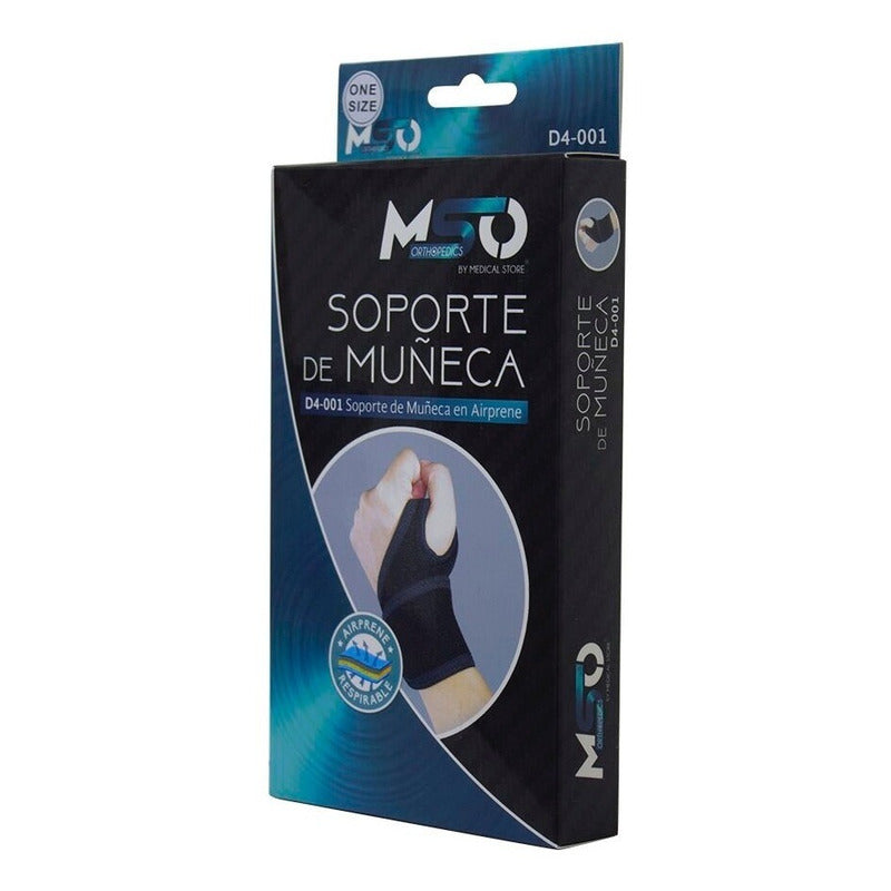 Ortesis Soporte Para Muñeca En Neopreno Ajustable Marca Mso