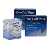 100 Tiras Reactivas Glucosa Y 100 Lancetas On Call Plus