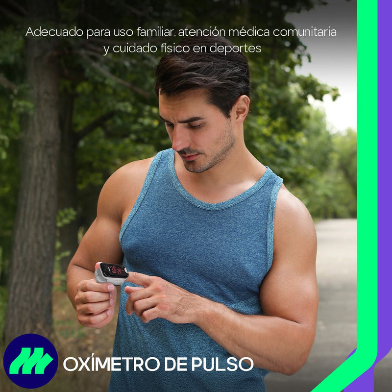 Oximetro De Pulso De Dedo Adulto Pediatrico Digital Portatil