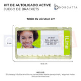 Bracket Kit Autoligado Interactivo Active .022 Arcos Tubos