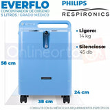 Concentrador De Oxígeno 5 Litros Everflo Philips Respironics