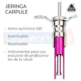 Jeringa Anestesia Carpule Dental Inoxidable Reusable Colors