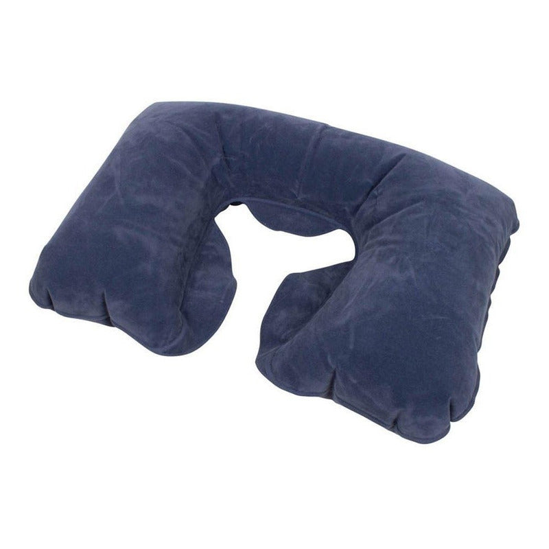 Almohada Cojin Inflable Cuello Relajante Viaje Marca Carex