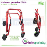 Andadera Posterior Klip Especializada Exchica 4 Ruedas