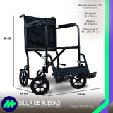 Silla De Ruedas De Traslado Super Resistente Envío Gratis