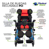 Silla De Ruedas Pci Paralisis Cerebral Infantil Envío Gratis