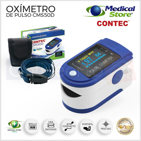 Oximetro De Pulso Monitor Medico Adulto Pediatrico Ms Contec