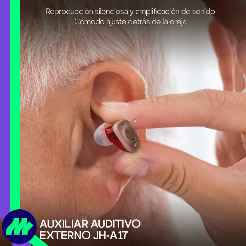 Audífonos Amplificador Recargable Auxiliar Auditivo