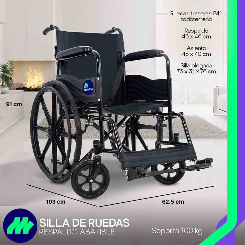 Silla De Ruedas De Lujo Plegable Compacta Todo Terreno Drive