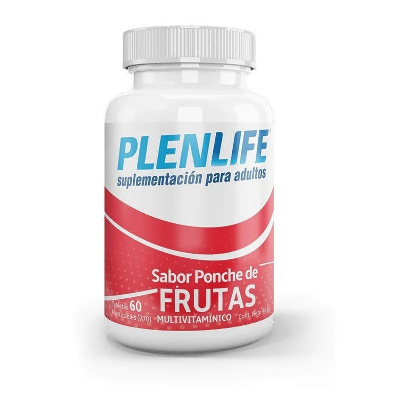 Tabletas Masticables Plenlife Multivitaminico 60 Tabletas