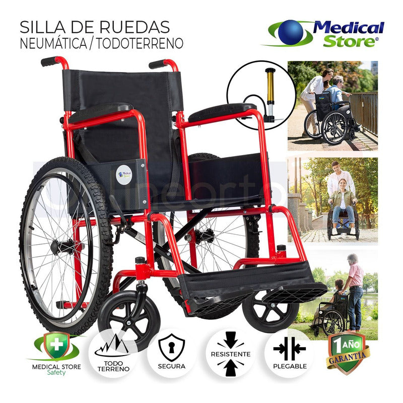 Silla De Ruedas De Lujo Plegable Compacta Todo Terreno Drive