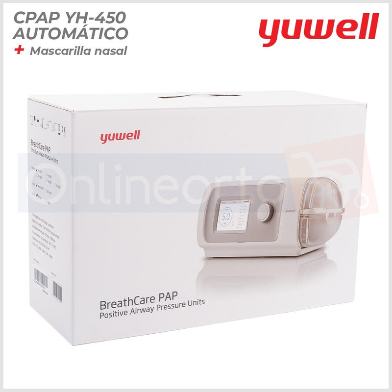 Cpap Automatico Yuwell Apnea Con Humidificador Y Mascarilla