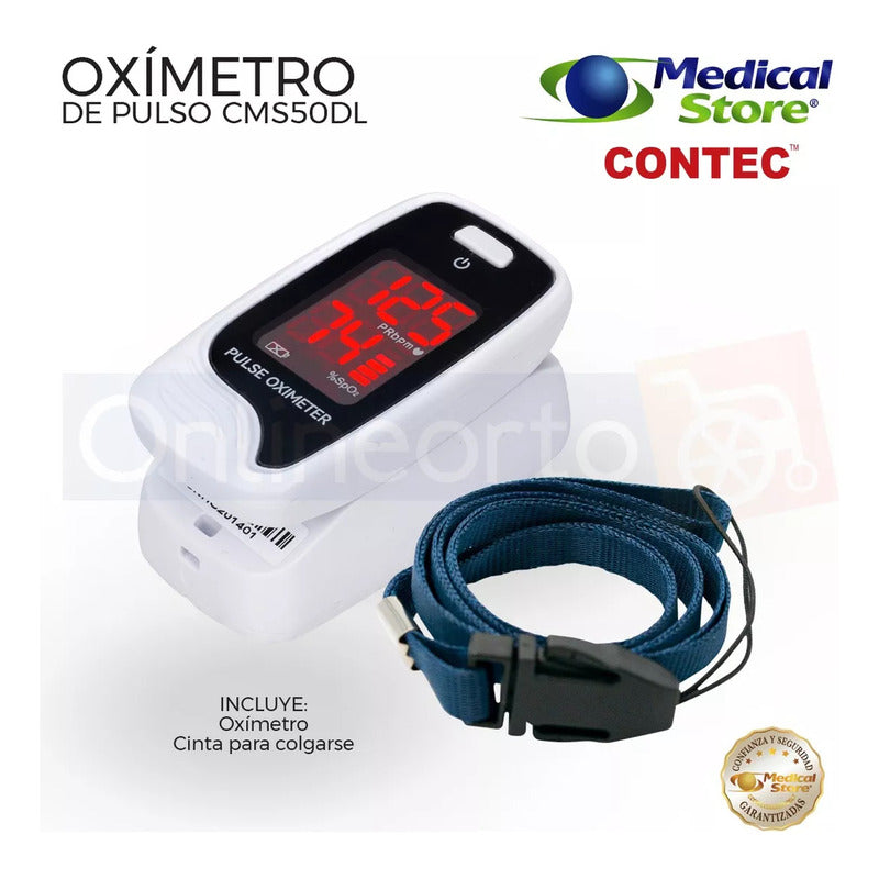 Oximetro De Pulso De Dedo Adulto Pediatrico Digital Portatil