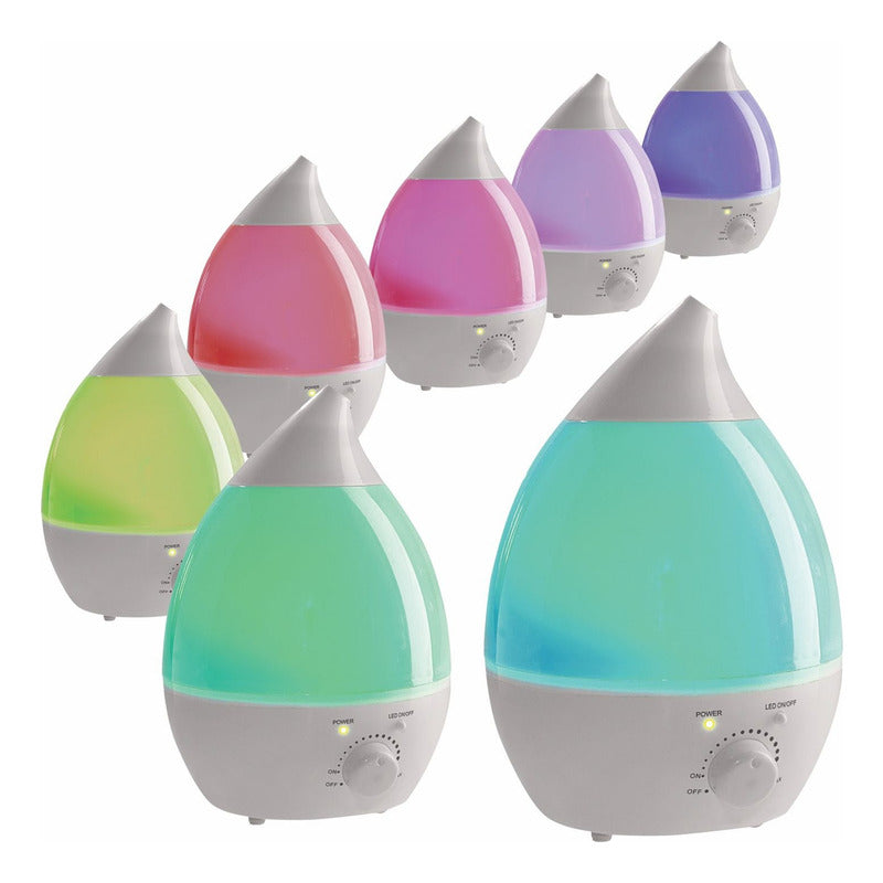 Humidificador Aromaterapia Grande Ultrasónico Difusor Profesional 360 Con Iluminación Led Mejora El Aire  Marca Medical