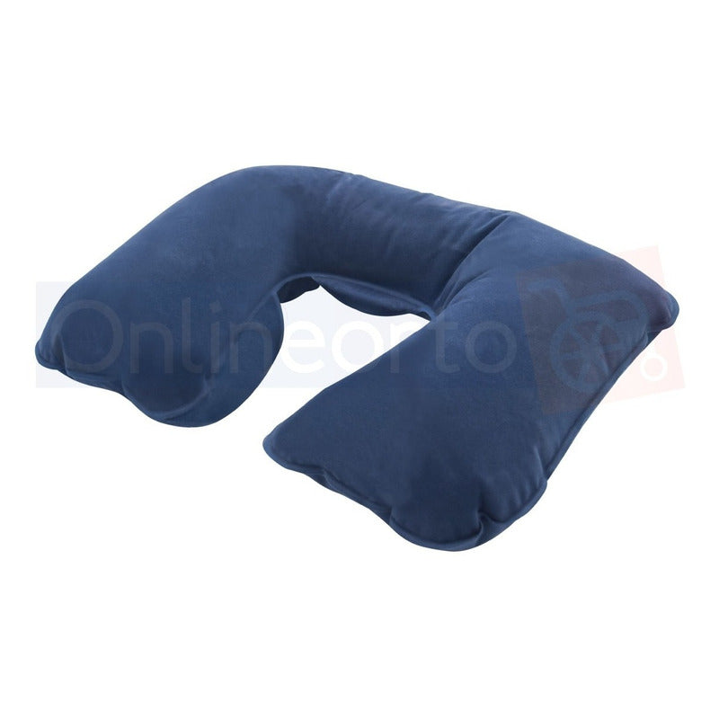 Almohada Cojin Inflable Cuello Relajante Viaje Marca Carex