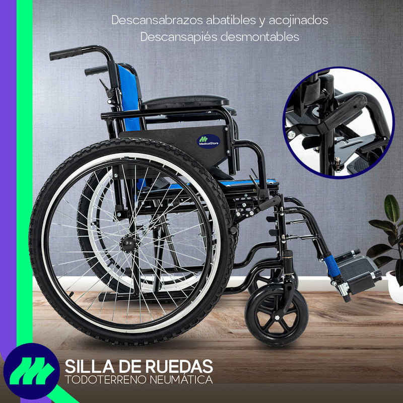 Silla De Ruedas De Lujo Plegable Compacta Todo Terreno Drive