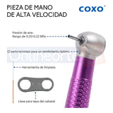 Pieza De Mano Dental Alta Velocidad Push Boton Colores