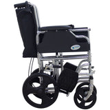 Silla De Ruedas De Traslado Cromada Super Resistente Ms