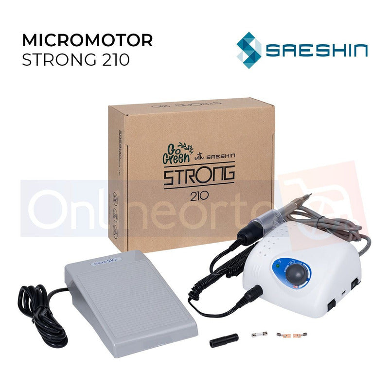 Micromotor Strong 210/108 Para Practica De Cirugia