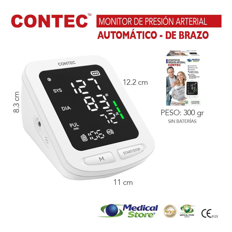 Baumanómetro Digital Automático De Brazo Tensiómetro