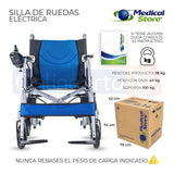 Silla De Ruedas Llanta Neumática Eléctrica Plegable