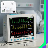 Permite conexión a sistemas centrales de monitorización, además de almacenamiento e impresión de reportes de tendencia para un seguimiento clínico completo.