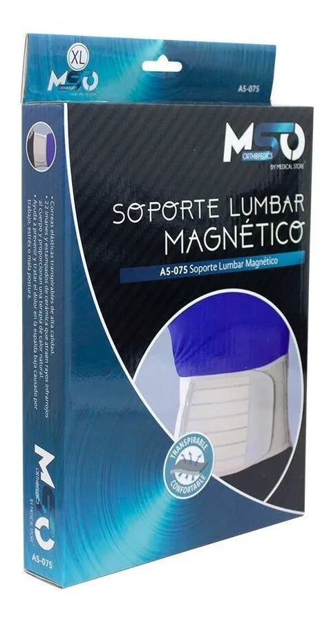 Faja Soporte Lumbar Magnetico Extra Reforzada Alivia Dolor