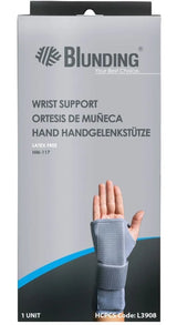 Muñequera Ortopédica con Férula de Aluminio Ajustable Blunding Soporte de Muñeca Ergonómico Reforzado para Lesiones Estabilizador de Muñeca para Rehabilitación