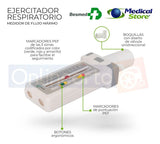 Ejercitador Respiratorio Flujo Máximo