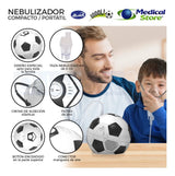 Nebulizador Médico Portátil Silencioso Mascarillas Adulto E Infantil Libre De Látex Balón
