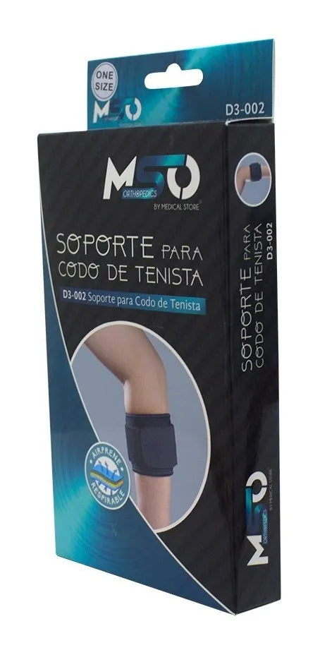Soporte Para Codo De Tenista Ajustable De Lujo Marca Mso