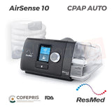 CPAP Automático ResMed AirSense 10 AutoSet con Humidificador Integrado para Tratamiento de Apnea del Sueño y Ronquidos