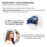 Otoscopio Oftalmoscopio Medico Diagnostico Luz Led Estuche