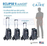 Concentrador de Oxígeno Portátil Sequal Eclipse Hibrido 1 bateria