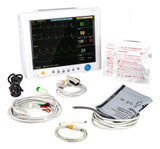 Monitor de Paciente CMS7000 con pantalla LCD TFT de 12.1”, lectura clara de signos vitales y diseño compacto ideal para uso clínico.