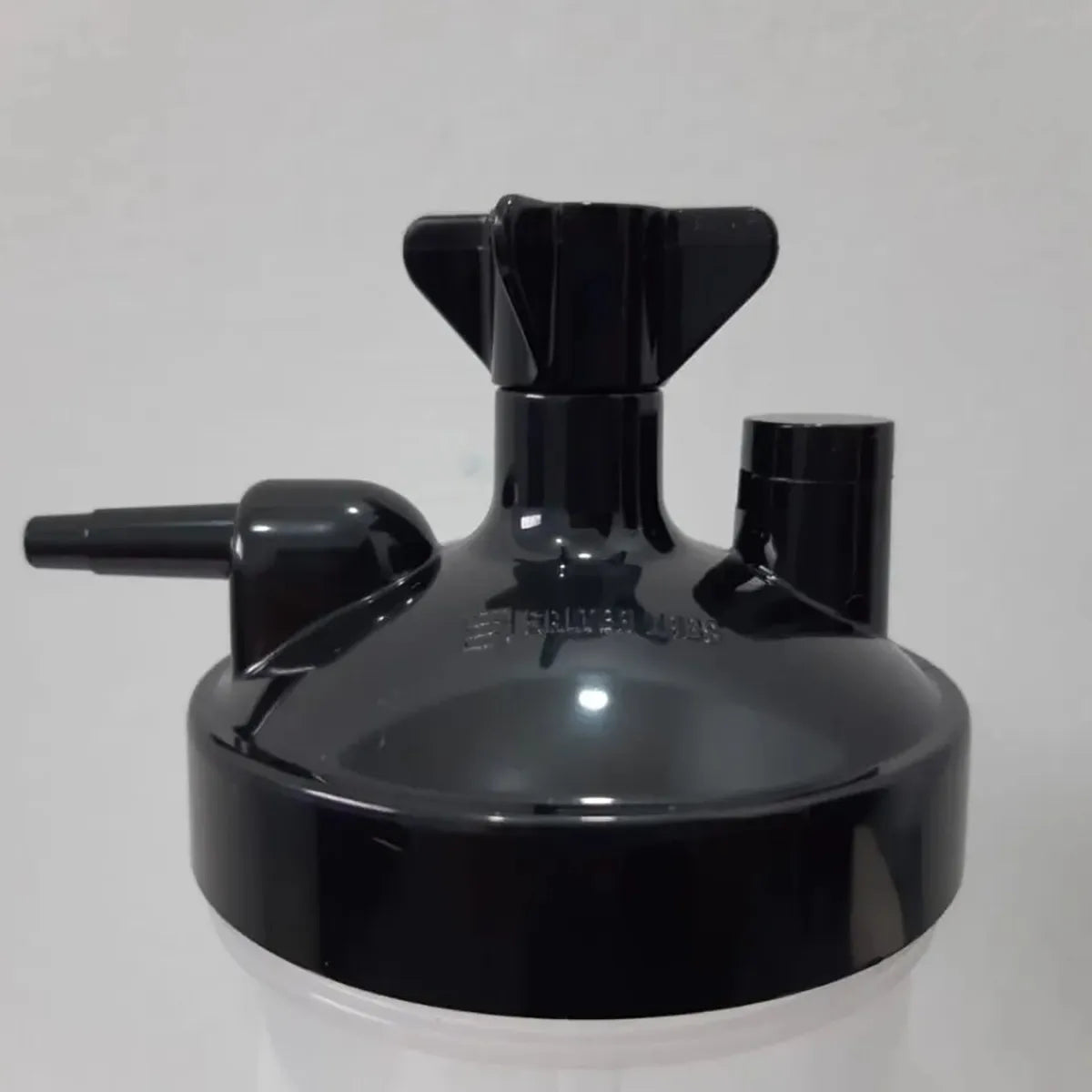 Vaso Humidificador De 35cc Tanques De Oxigeno O Concentrador Antibacteriano Salter Labs Indicador de Agua y Funcionamiento Silencioso