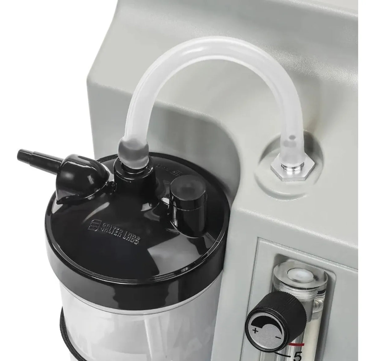 Vaso Humidificador De 35cc Tanques De Oxigeno O Concentrador Antibacteriano Salter Labs Indicador de Agua y Funcionamiento Silencioso