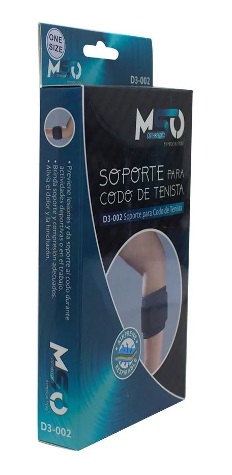 Soporte Para Codo De Tenista Ajustable De Lujo Marca Mso