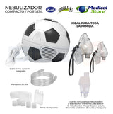 Nebulizador Médico Portátil Silencioso Mascarillas Adulto E Infantil Libre De Látex Balón