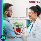 Estetoscopio de Campana Sencilla para Adulto Acústico de Lujo Aleación Metálica Libre de Látex y PVC Resistente