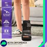 Bota Inmovilizadora Tobillo Walker Corta Medical Store Diseño Ambidiestro Antiderrapante y Soporte Lateral de Alta Densidad Soporte Firme y Plantilla Perforada