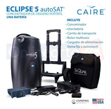 Concentrador de Oxígeno Portátil Sequal Eclipse Hibrido 1 bateria