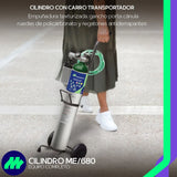 Tanque De Oxigeno 680 Con Carrito Transportador Regulador Canula Vaso