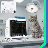 El CMS6000VET incluye accesorios completos para medir cada parámetro: sensores, cables, brazaletes y sondas veterinarias. Listo para usarse de inmediato en clínica.