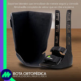 Bota Ortopédica Inmovilizador de Tobillo Walker Larga Clásica Bota Férula Ortopédica Soporte Firme Suela Antiderrapante  Diseño Ambidiestro Almohadilla Velour Suela Balancín