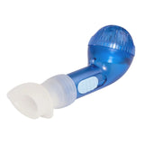 Ejercitador Pulmonar Respiratorio de Presión Positiva Entrenador Muscular con Boquillas Intercambiables Adulto y Pediátrico Portátil y Fácil de Usar