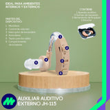 Audífono Amplificador Para Sordera Auxiliar Sonido Uso Interior Y Exterior Rango De Frecuencia 320hz-3200hz Baja Distorsión Control De Volumen