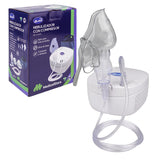 Nebulizador Médico Portátil Silencioso Mascarillas Adulto E Infantil Libre De Látex Blanco