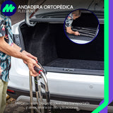 Andadera ortopédica para adulto estructura resistente plegado rápido antiderrapante ligera ajustable en altura movilidad reducida.